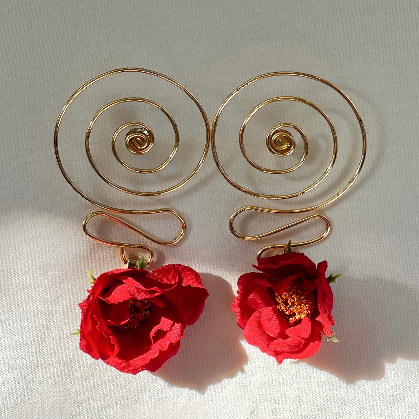 WINTER ROSE GODDESS EARRINGS
